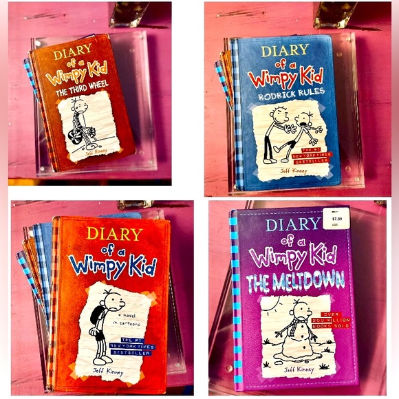 Diary of a Wimpy Kid Lot of 4. - Picture 1 of 6